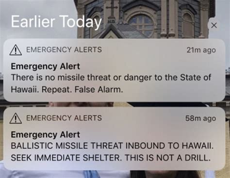 Hawaii Sends Out False Alarm Missile Threat Daily Mail Online