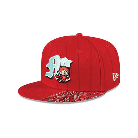 New Era 59fifty Mexico City Diablos Rojos De Mexico Away Road On Field