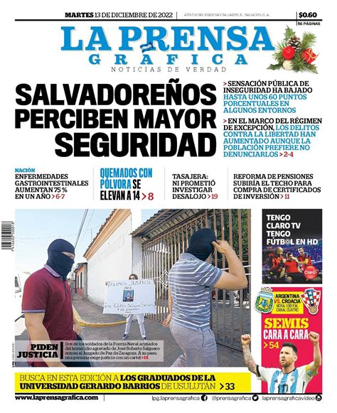 La Prensa Gráfica On Twitter Compartimos La Portadalpg De Este