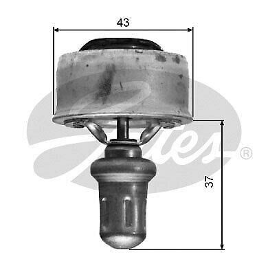 Thermostat Coolant For VOLVO SAIPA RENAULT DACIA CLIO Hatchback Van