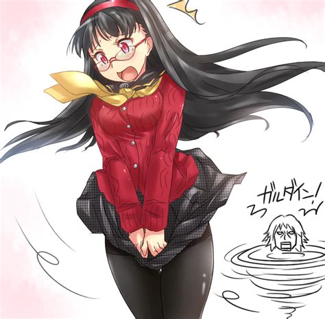 Safebooru 1girl Amagi Yukiko Bangs Black Hair Black Legwear