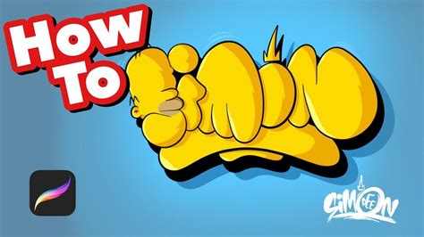 How To Draw Simpsons Graffiti With Procreate 26 Simon By Simon Dee