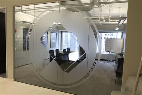 Frosted Glass Vinyl Graphics Privacy Film Impact Signs