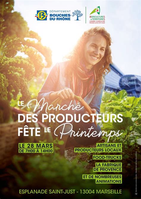 Le Marché Des Producteurs Du Département Fête Le Printemps Espace