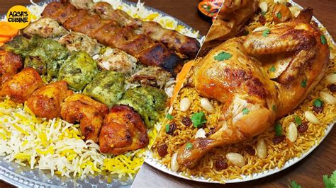 Dawat Recipes Bbq Platter With Kg Chicken Chicken Kabsa With Kabsa