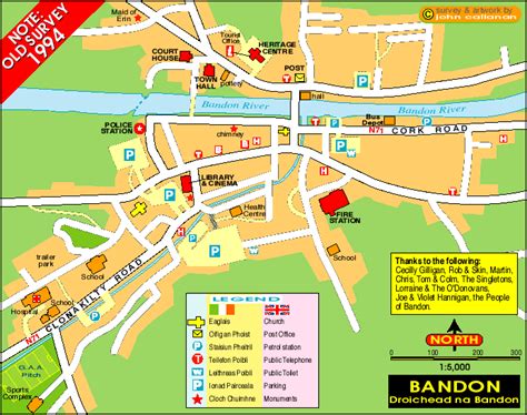 BANDON MAP (Droichead na Bandon)