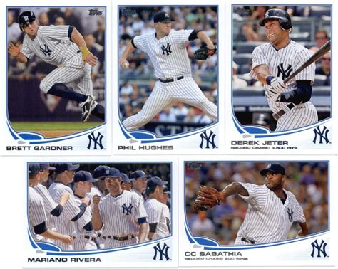 Amazon Topps Baseball Cards Series Team Set York Yankees