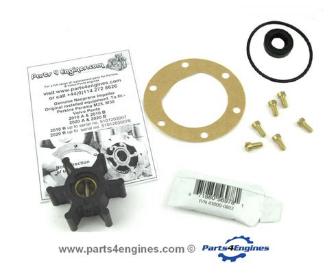 Perkins Perama M30 Raw Water Pump Impellers And Service Kits