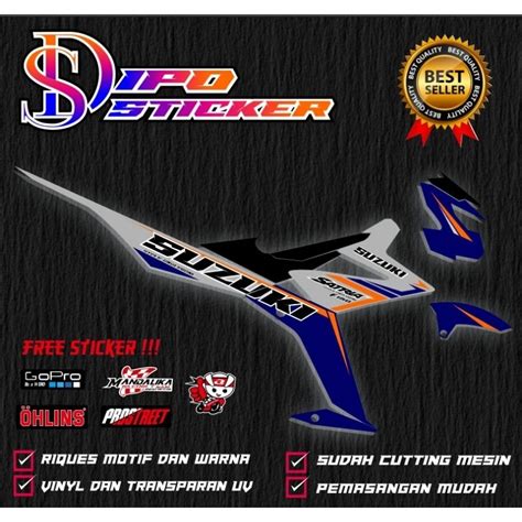 Jual Sticker Striping Satria Fu Fi 150 Injeksi Custom 01 Transparan