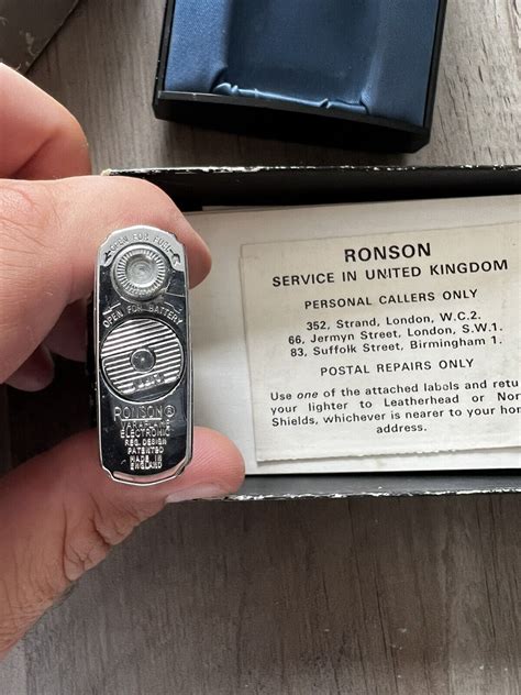 Ronson Varaflame Electronic Lighter Ebay