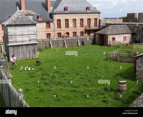 Fortress at Louisbourg Stock Photo - Alamy