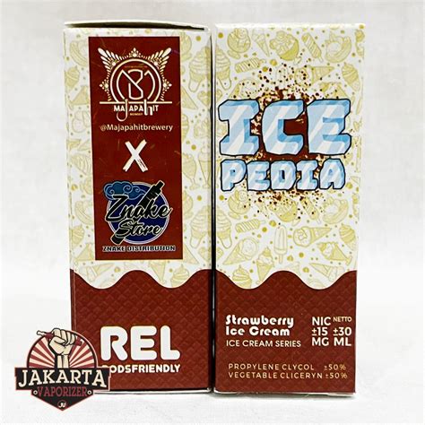 Jual PODS FRIENDLY ICEPEDIA STRAWBERRY ICE CREAM 30ML 15MG BY MAJAPAHIT