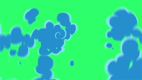 Animation smoke effect on green backgrou... | Stock Video | Pond5