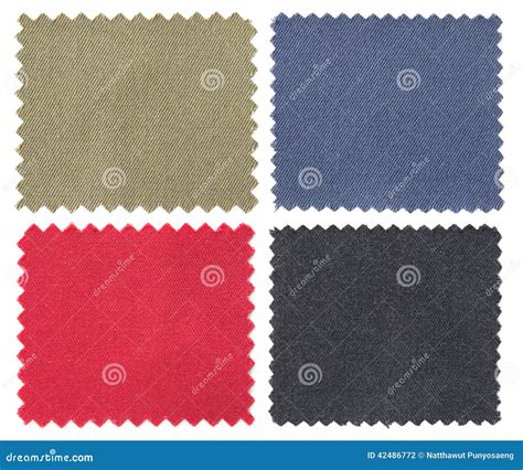 Set Of Fabric Swatch Samples Texture Stock Photo Image Of Beige