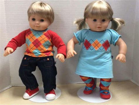 Blonde Set Of Bitty Twins Girl Again
