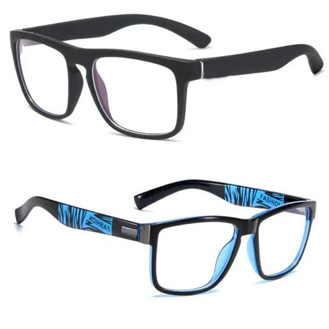 Gafas Cuadradas Con Bloqueo De Luz Azul Para Hombre Y Mujer Lentes Cl