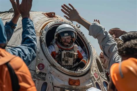 Retour Sans Encombre Pour Trois Astronautes Au Kazakhstan Depuis La