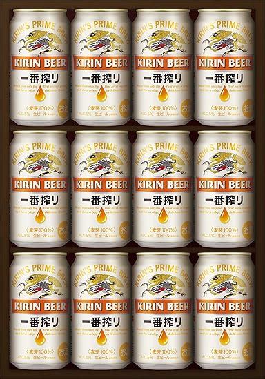 Jp 【父の日 お中元 ビール ギフト】キリン一番搾り生ビールセット K Ibi ビール 350ml×12本