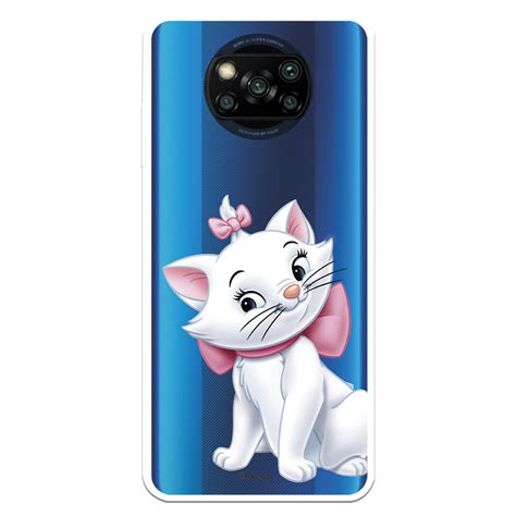 Capa Para Xiaomi Poco X3 Oficial Da Disney Marie Silhueta Os Aristogatos