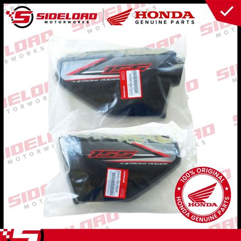 Side Cover Asero Black L R Tmx Honda Genuine