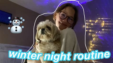 Winter Night Routine ️ Vlogmas Day 7 Youtube