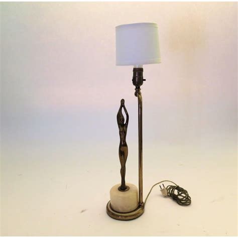 Art Deco Woman Figural Lamp Chairish