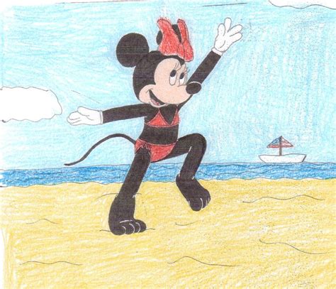 Minnie Mouse In Bikini 2 By Squadunit19 On Deviantart