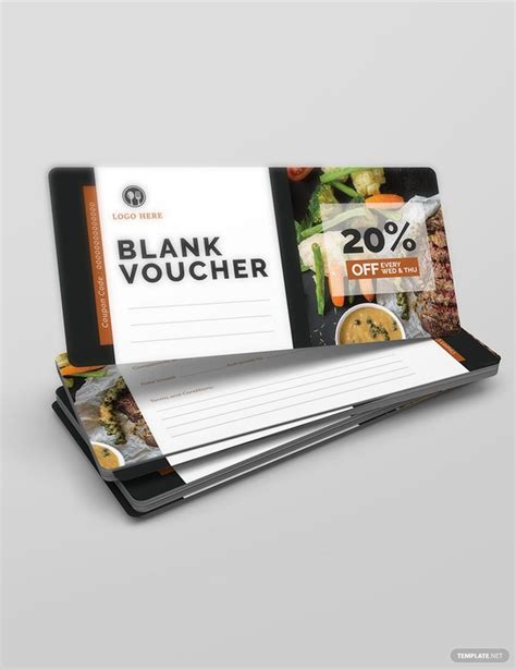 Blank Voucher Template in Photoshop, Word, Publisher, Pages ...