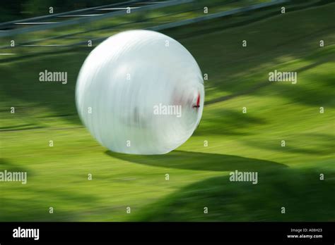 Zorbing Rotorua New Zealand Stock Photo Alamy