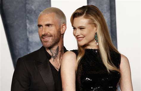 Adam Levine And Behati Prinsloo Attend The Oscars Afterparty