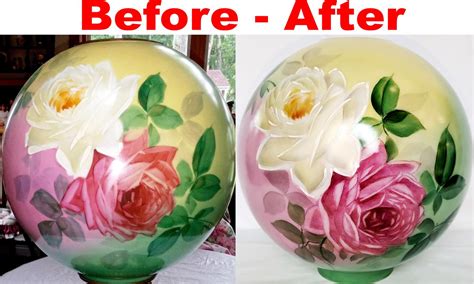 Hand Painted Glass Shade Lamp Shade Pro