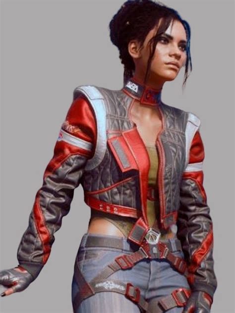 Panam Palmer Cyberpunk 2077 Cropped Leather Jacket Just American Jackets