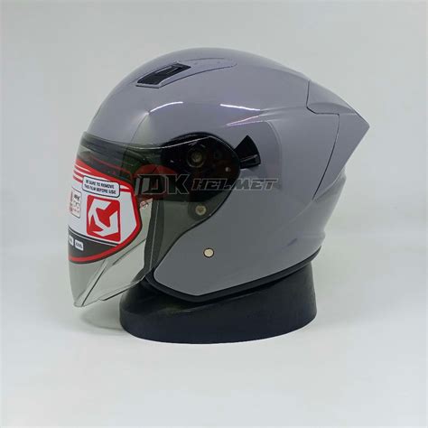 Jual Helm Half Face Nhk S Gp Pro Solid Dim Grey Glossy Original