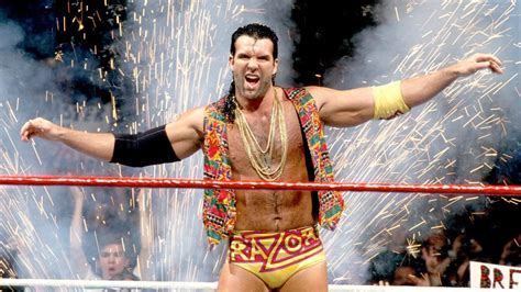 Rare Footage Of Razor Ramon Wrestling In Long Tights Before His