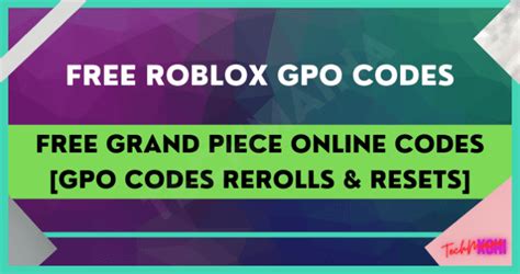 Free Grand Piece Online Codes Gpo Codes March Techmaina