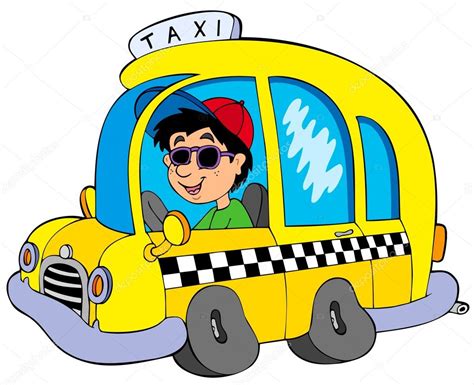 Cartoon Taxi Driver Stock Vector Image By Clairev