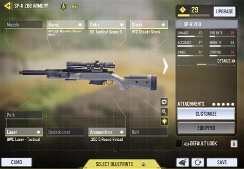 SPR 208 Remington 700 Loadout R CODMobile Loadouts