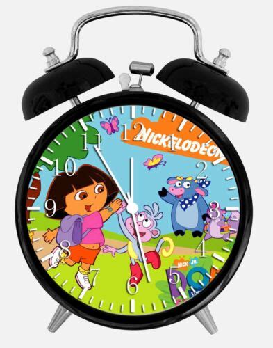 Dora The Explorer Alarm Desk Clock 375 Room Office Decor W18 Nice For