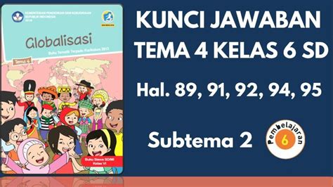 Soal Kunci Jawaban Buku Tema Kelas Sd Halaman