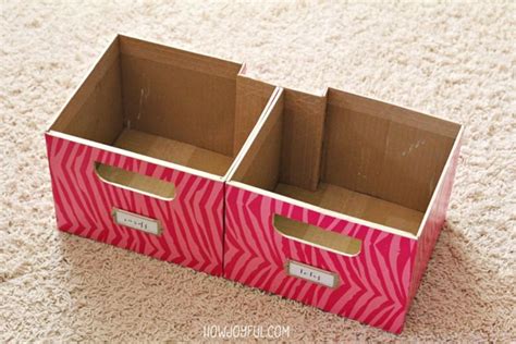 Cardboard Storage Boxes How To Make Recycled Custom Boxes