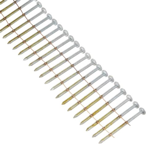 Bostitch C6p99dg Thickcoat Round Head 2 Inch By 099 Inch 15 Degree Coil Framing Nail 3600 Per