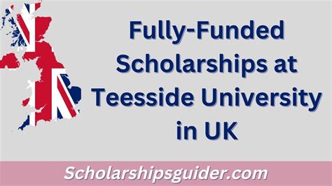 Fully Funded Scholarships At Teesside University In UK