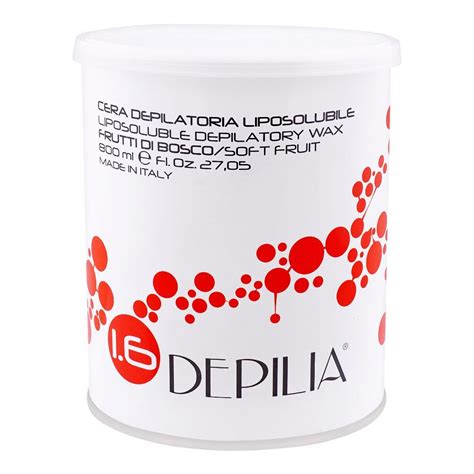 Purchase Depilia Soft Fruit 1 6 Liposoluble Depilatory Wax 800ml