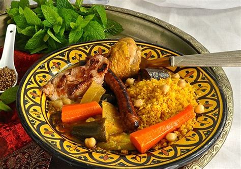 Couscous Aux Merguez Cuisine Marocaine