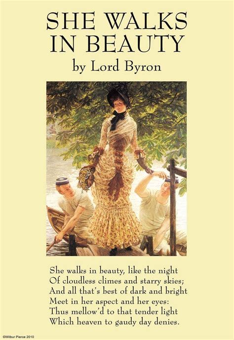 She Walks In Beauty Lord Byron Canvas Art Print Etsy