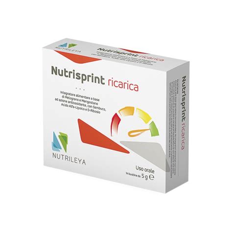 Nutrileya Nutrisprint Recharge Complément Alimentaire 14 Sachets