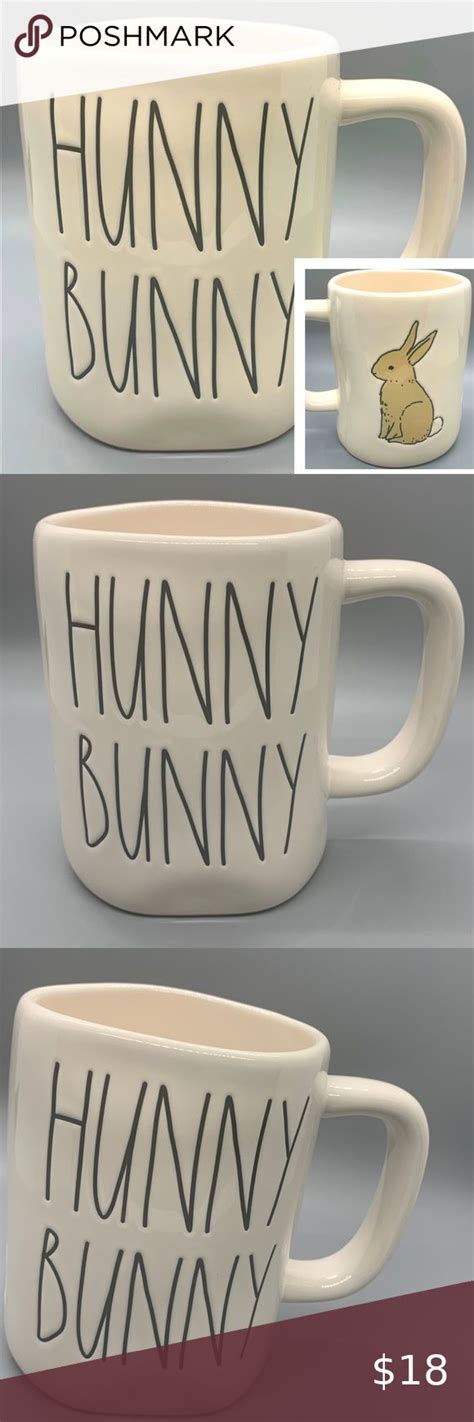 Rae Dunn Hunny Bunny Mug Coffee Mugs Hunny Bunny Coffee And