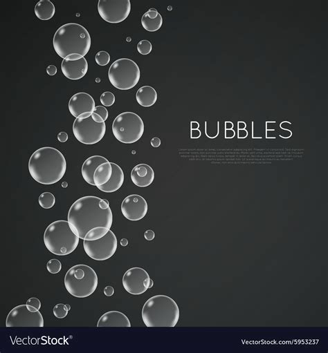 Underwater bubbles Royalty Free Vector Image - VectorStock