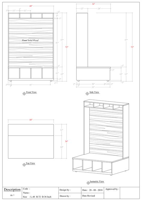 Aminronzak I Will Design Furniture With Engineering Drawing Using Autocad For 10 On