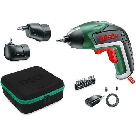 Bosch IXO 5 Full Set avec renvoi dangle et mandrin excentré Visseuse